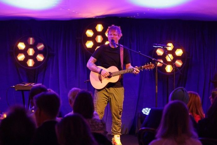 Ed Sheeran performs in soft seat Queen Elizabeth Theatre