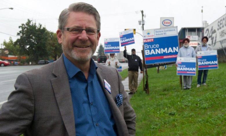 B.C. United’s Abbotsford MLA Bruce Banman defects to Conservatives