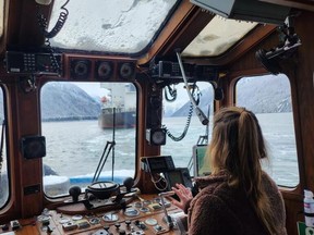 ‘Sea change’: All-women tugboat crew makes Christmas run up B.C. coast