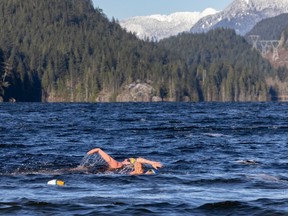 A little cold air doesn’t stop Metro Vancouver’s cold-water fans